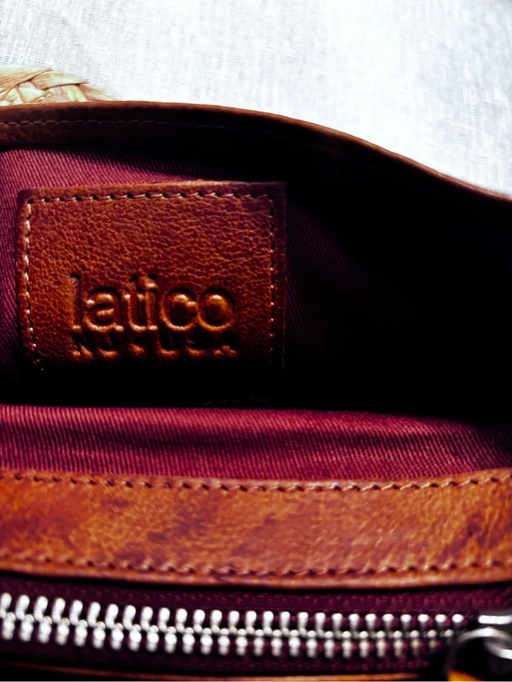 Latico Leathers Eloise Envelope Wallet In Cognac.